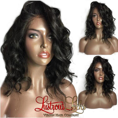 13x6 Lace Frontal Sassy Wave Bob Wig - Lustrous Locks Hair Co.