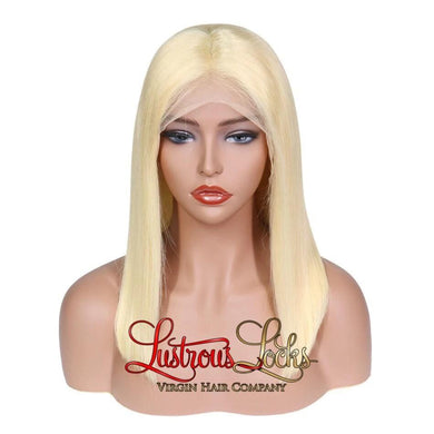 13x6 Blonde Bombshell Lace Frontal Bob Wig - Lustrous Locks Hair Co.
