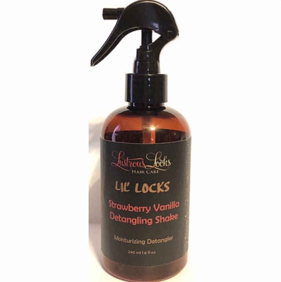 Lil’ Locks Strawberry Vanilla Detangling Shake - Lustrous Locks Hair Co.